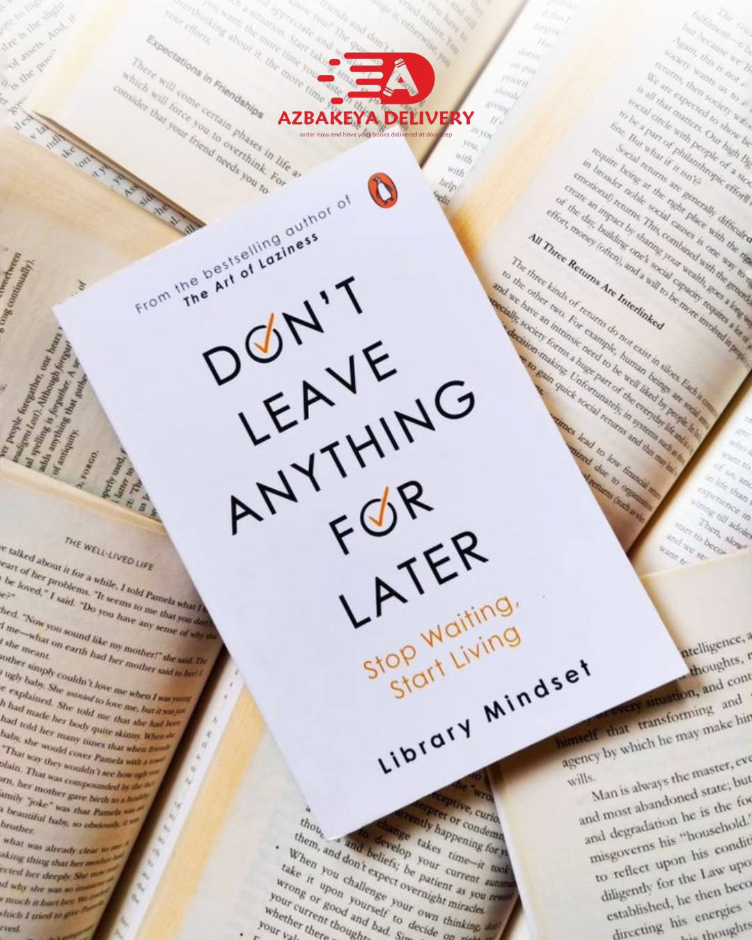 Don't Leave Anything for Later