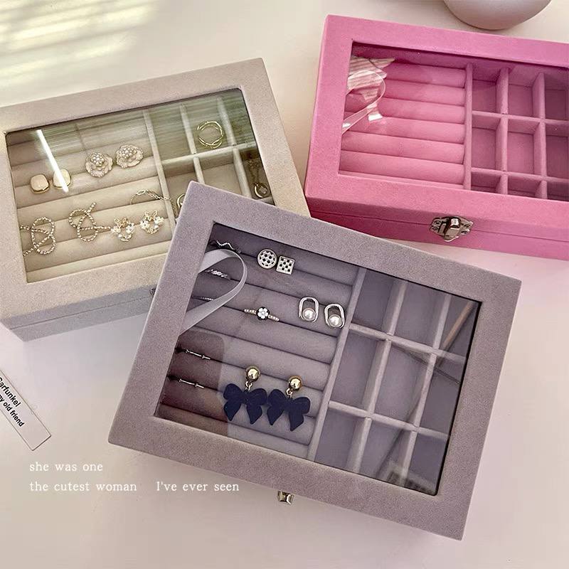 Lockable Leather Jewellery Box