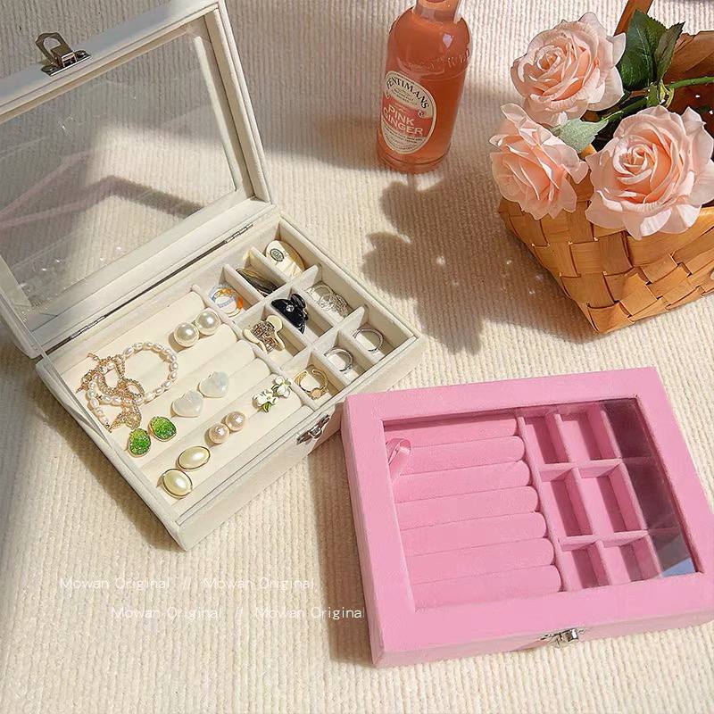 Lockable Leather Jewellery Box