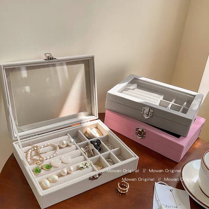 Lockable Leather Jewellery Box