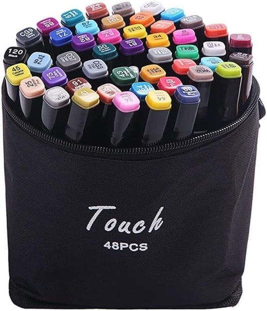 Colorset - a set of touch colors double tipped markers