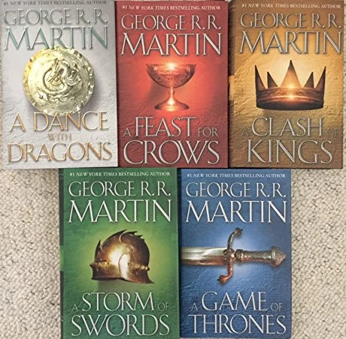 Game of thrones series 5 books
