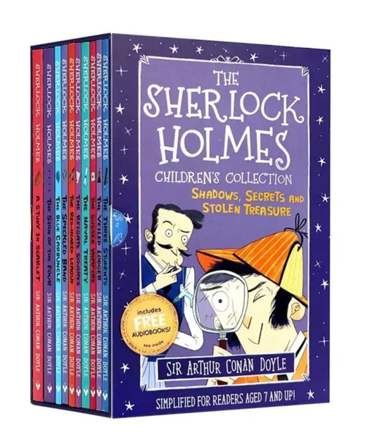 Sherlock Holmes 10 Books Children Collection